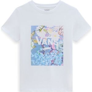 Vans Womens Wild Bouquet Box Crew S/S T-shirt (Dames |wit)