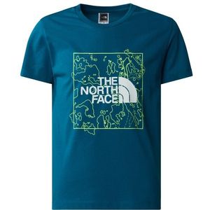 The North Face Youths New S/S Graphic Tee T-shirt (Kinderen |blauw)