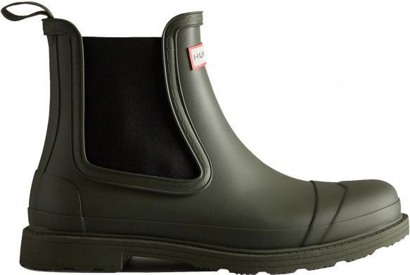 Hunter Boots - Commando Chelsea Boot - Rubberlaarzen - Olijfgroen - Waterdicht