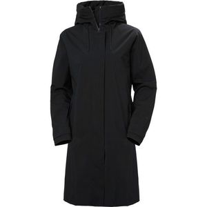 Helly Hansen Womens Victoria Spring Coat Lange jas (Dames |zwart |waterdicht)