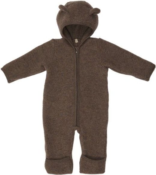 Huttelihut - Babys Pram Suit - Bruin - Fleece Overall