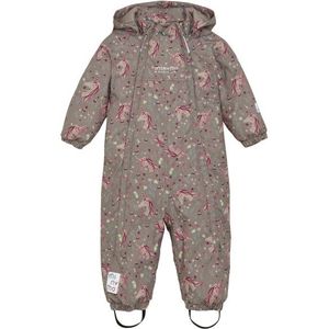Minymo - Kids Snow Suit AOP - Overall - Bruin - Waterdicht