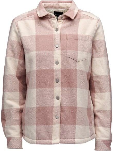 Black Diamond - Project Lined Flannel - Overhemd - Pale Mauve / Off White Plaid - Lange Mouwen
