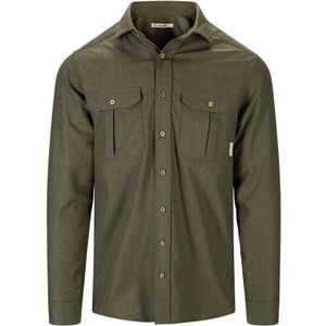 Aclima Leisurewool Reborn Woolshirt Overhemd (Heren |olijfgroen)