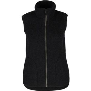 Engel Womens Jacke mit Kapuze Wollen vest (Dames |zwart)