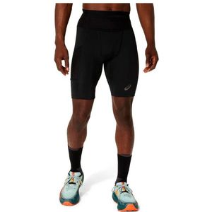 ASICS FujiTrail Elite Short Tights - Zwart - Ademend Materiaal - Voor Trailrunning