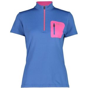 CMP Womens T-Shirt Free Bike with Chest Pocket Fietsshirt (Dames |blauw)