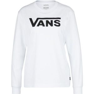 Vans Womens Flying V Classic L/S BFF Longsleeve (Dames |wit)