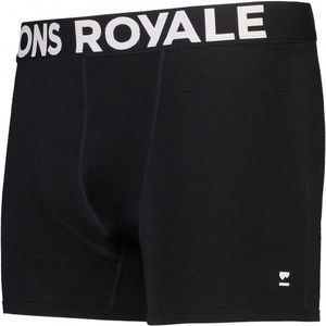 Mons Royale Hold em Shorty Boxer Merino-ondergoed (Heren |zwart)