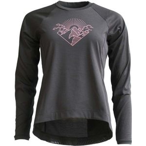 Zimtstern - Pureflowz - Fietsshirt - Zwart/Grijs - Dames