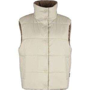 tentree Womens Reversible Cloud Shell Oversized Vest Synthetische bodywarmer (Dames |beige)