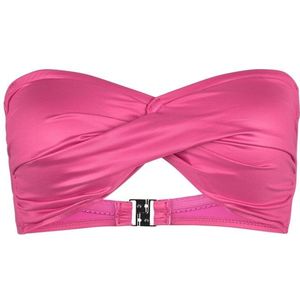Seafolly Womens Soleil Twist Bandeau Bikinitop (Dames |roze)