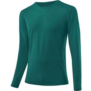 Löffler L/S Shirt Merino-Tencel Merinoshirt (Heren |turkoois/blauw)
