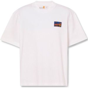 Timberland S/S Graphic Tee T-shirt (Heren |wit)