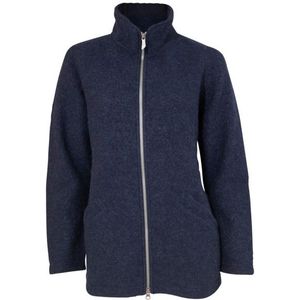 Ivanhoe of Sweden Womens Brodal Long Classic Wollen vest (Dames |blauw)