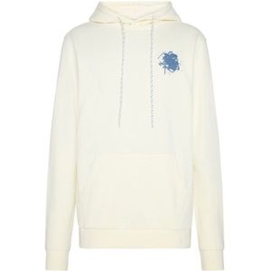 KnowledgeCotton Apparel Water Is Life Reg Hood Sweat Hoodie (Heren |wit)