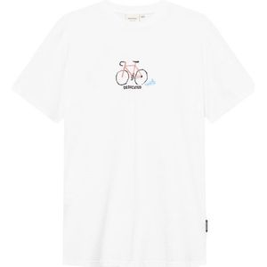 DEDICATED T-Shirt Stockholm Surprise Bike T-shirt (Heren |wit)