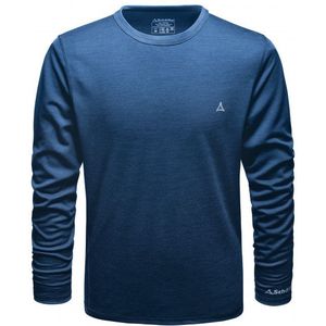 Schöffel Merino Sport Shirt 1/1 Arm Merino-ondergoed (Heren |blauw)