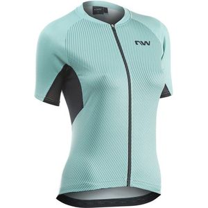 Northwave Womens Force Evo Jersey Short Sleeve Fietsshirt (Dames |turkoois)