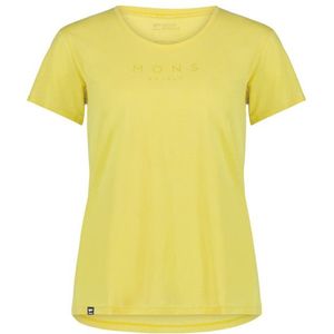 Mons Royale Womens Zephyr Merino Cool Tee Merinoshirt (Dames |geel)