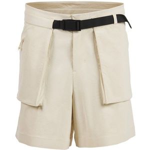 The Mountain Studio Womens Cargo Stretch Shorts Vrijetijdsbroek (Dames |beige)
