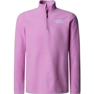 The North Face Teens Glacier 1/4 Zip Pullover Fleecetrui (Kinderen |roze/purper)