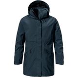 Schöffel - Malkay - Lange Jas - Blauw - Isolerend - Waterdicht