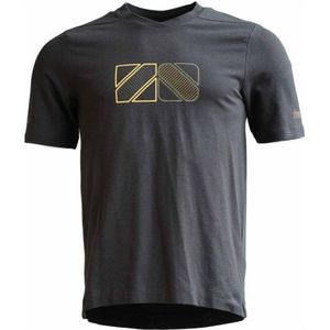 Zimtstern Ecoflowz Shirt S/S Fietsshirt (Heren |zwart/grijs)