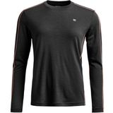Ortovox Womens 185 RockNWool Long Sleeve Merino-ondergoed (Dames |zwart)