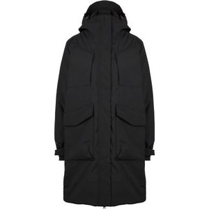 Heber Peak Womens SylvaHe Long Coat Lange jas (Dames |zwart |waterdicht)