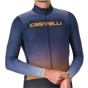 Castelli Apice Thermal Jersey Fietsshirt (Heren |blauw)
