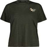 Maloja - HongarM - Merinoshirt - Olijfgroen - Dames