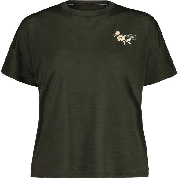 Maloja - HongarM - Merinoshirt - Olijfgroen - Dames