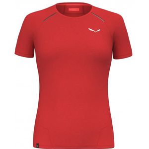 Salewa Womens Pedroc Dry Hybrid T-Shirt Sportshirt (Dames |rood)