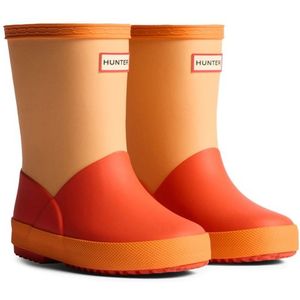 Hunter Boots Kids First Colour Block Insulated Boot Rubberlaarzen (Kinderen |rood/oranje |waterdicht)