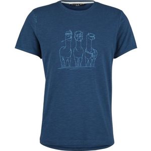 Chillaz Alpaca Gang Bergfreunde T-shirt (Heren |blauw)