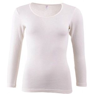 Engel Womens Unterhemd L/S Merino-ondergoed (Dames |wit)