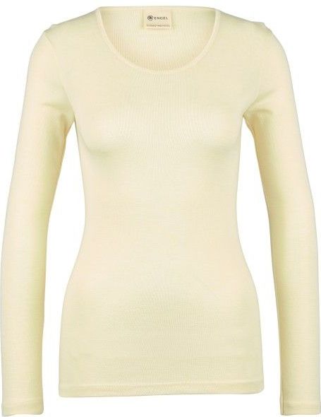 Engel - Merino-ondergoed - Wit - Dames L/S Onderhemd