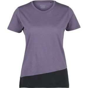 Stoic Womens Merino155 LaholmSt Colorblock T-Shirt Merinoshirt (Dames |grijs)