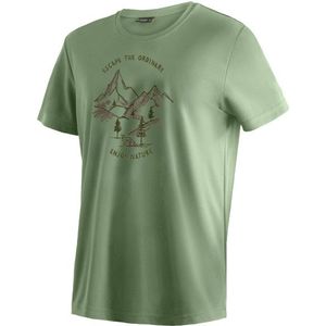 Maier Sports Dieter Print Sportshirt (Heren |groen)