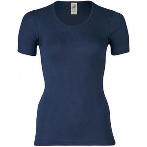 Engel Womens Unterhemd S/S Merino-ondergoed (Dames |blauw)