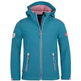 Trollkids - Trollfjord - Softshelljack - Blauw - 98 cm - Meisjes