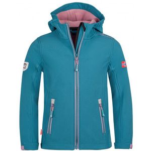 Trollkids Girls Trollfjord Jacket Softshelljack (Kinderen |turkoois)