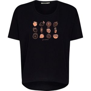 GreenBomb Womens Bike Strawberry Feel T-Shirt T-shirt (Dames |zwart)