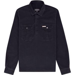 Amundsen Sports Ranger Velvet Half-Zip Shirt Overhemd (Heren |blauw)