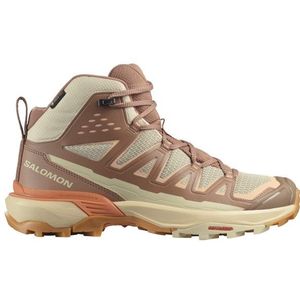 Salomon Womens X Ultra 360 Edge Mid GTX Wandelschoenen (Dames |beige/bruin |waterdicht)