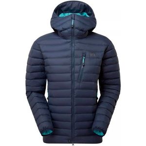Mountain Equipment Womens Earthrise Hooded Jacket Donsjack (Dames |blauw)