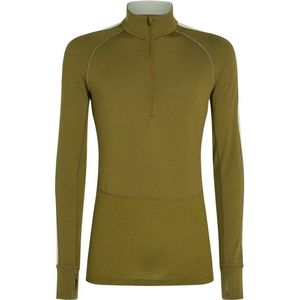 Icebreaker Zoneknit 260 L/S Half Zip Merino-ondergoed (Heren |olijfgroen)