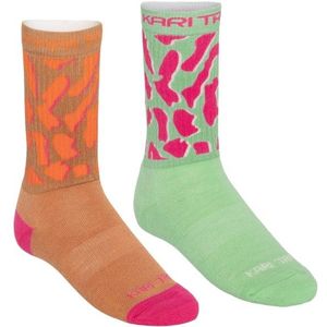 Kari Traa Womens Puffin Sock 2 Pack Merinosokken (Dames |meerkleurig)