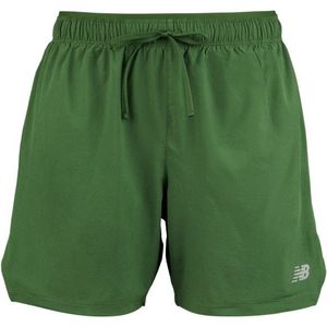 New Balance RC Short 5 Hardloopshort (Heren |olijfgroen)